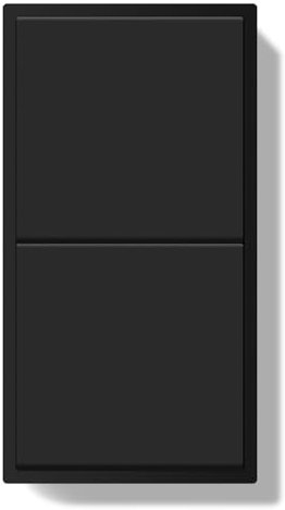 BSEED Lichtschalter Unterputz 1 Fach 2 Weg +1 Fach 2 Weg, Modern Wandschalter mit PC Rahmen, Taste Schalter mit Kabelklemmen und Krallen, Schwarz