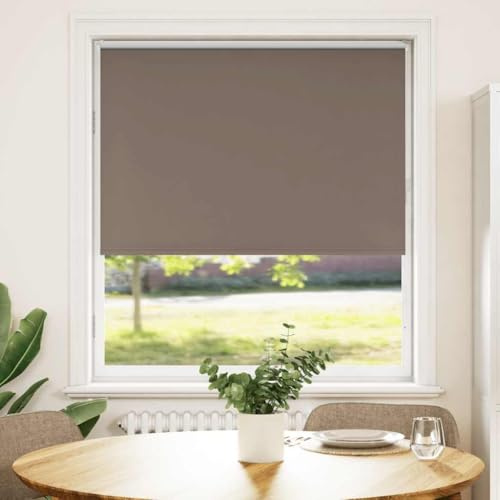 vidaXL Tenda a Rullo Oscurante 105x130 cm Larghezza Tessuto 100,7 cm, Tenda Diurna e Notturna, Tenda da Cucina, Tenda a Rullo Oscurante