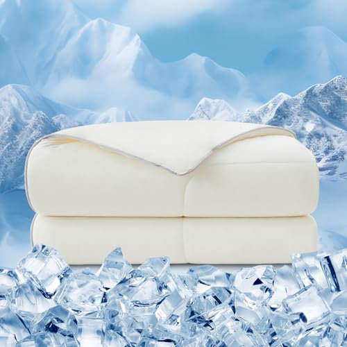 EMME Sommerdecke Kühldecke 135 x 210 cm Beige