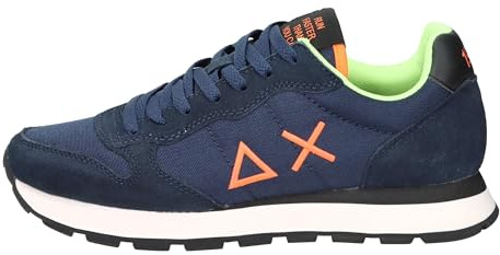 SUN68 Uomo Sneakers Basse Z45102 Poliestere Blu Scuro 43