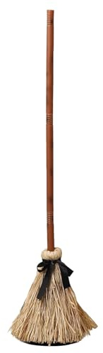 Generisch Witch Broom Halloween Decoration Haunted Dancing Broom Moving Rod Prop with Scary Sounds for Garden Living Room Patio Home Decoration Scary House
