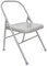 Sport-Thieme Yoga Stuhl Classic | Rückenschonendes Yoga-Equipment | Iyengar Yoga | Klappbar | Hochwertiges Metall mit Gummikappen | Markenqualität