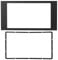 Car DVD Trim Radio, 2Din 7in Car DVD Panel Trim Radio Stereo Navigation Fascias Frame Fits for Fusion/Fiesta 2006 2007 2008 2009 2010 2011