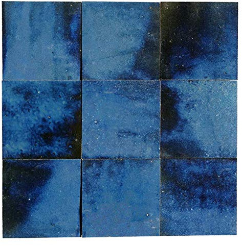Zellige Magic Blue 10x10 cm - 100 pcs