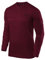 TCA Element Sport Langarmshirt Herren - Funktionsshirt mit Rundhalsausschnitt - Laufshirt Running Shirt atmungsaktiv - Langarm Sportshirt - Sport Oberteil - Cabernet, L