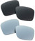 SOODASE Pour Oakley Holbrook XL Des lunettes de soleil Noir/Argenté 2 Paires Verres de remplacement polarisés