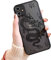 Seafirst Kompatibel mit iPhone 11 Hülle, Mode Tier Drachen Cartoon Muster Transparent Matte PC Back 3D Anti-Fall Schutzhülle für iPhone 11-Schwarz-H