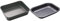 MasterClass Large Roasting Tin,Deep, Non-Stick Carbon, Grey, 39 x 28 x 7 cm & KCMCHB72 Small Roasting Tin with PFOA Non Stick, Robust 1 mm Thick Carbon Steel, 27 x 21 cm Sloped Open Roaster Tray, Grey