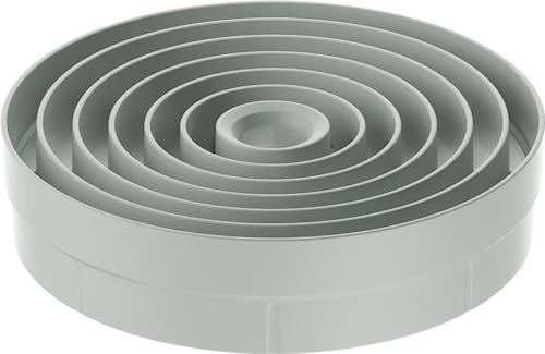 BORA PUEDL Tobera de entrada gris clara original para PURE, Extractor, Accesorio para placa de cocción