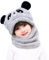 ZONTO Wintermütze Kinder Kinderhut Herbst- Und Winterjungen Und Mädchen Ohrschutz Integrierter Warmer Winddichtem Pullover Hut-D-6 Monate