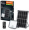 LEDVANCE LED-Solar-Außenleuchte Endura Outdoor schwarz mit Flutlicht und Solar-Panel, 5 m langes Kabel, mit Fernbedienung und PIR-Bewegungsmelder, 30 W, 4500 lm, 840, 4000 K Lichtfarbe, EEK A