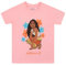Disney Tshirt | Moana 2 Girls T Shirt | Girls’ T Shirts | Pink 7-8 Years