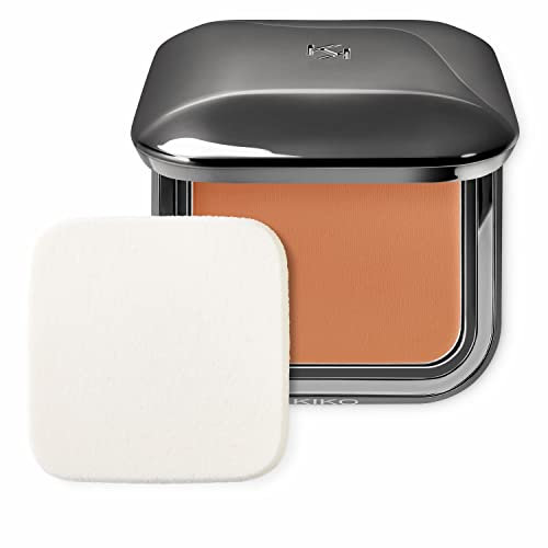 KIKO Milano Nourishing Perfection Cream Compact Foundation N 130, Kompakte Creme-Foundation Mit Wohltuender Wirkung, Aufhellendem Finish Und Lsf 20