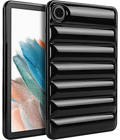Custodia per tablet compatibile con Samsung Galaxy Tab S6 Lite modello da 10,4 pollici (SM-P610/615), ultra sottile e leggera, custodia protettiva completa a prova di caduta antiurto (nero)
