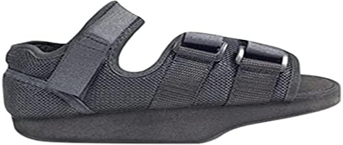 Zapato post-quirurgico en talo, negro con velco- Emo talla xl (43-45)