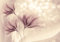decomonkey Fototapete Blumen Abstrakt 350x256 cm XL Design Tapete Fototapeten Vlies Tapeten Vliestapete Wandtapete moderne Wandbild Wand Schlafzimmer Wohnzimmer Lilien