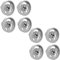 Ruote per cestello inferiore lavastoviglie e perno asse per SMEG 767410199 35 mm 8 X Wheels