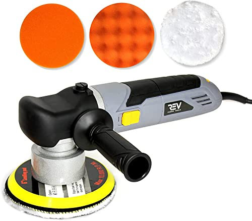 VViViD REV Exzenterpolierer, 6400 U/min, mit 3 Polierscheiben