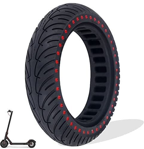 8,5 Zoll Scooter Reifen 50/75-6.1, Scooter Vollgummireifen 8 1/2, Elektro Roller Solid Vollgummi Reifen, 8.5 Zoll e Roller Reifen Tubeless für Xiaomi M365 MI 1S, Ersatzreifen für Scooter