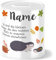 OWLBOOK® Herbst Igel Spardose Kinder personalisiert | Geschenke zur Einschulung | Taufgeschenke | Geschenk Taufe Geburt Geburtstag Junge Mädchen | Sparschwein | Sparbüchse | Wiederverschließbar