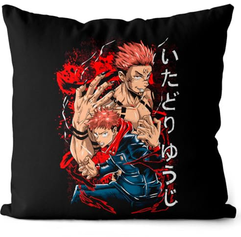 CottonCloud Sakuna Power Kissen mit Füllung 40cm Baumwolle Kaisen Anime Japan Manga