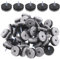 Swpeet 40Pcs 28mm Schwarze Möbel Filz Pads Möbel Gleit Sortiment Kit, rutschfeste Möbel Pads mit verschraubtem Filz Pad Möbel Slider Bodenschutz für hölzerne Beine Füße