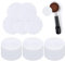 300 Stück Rund Kaffee Filterpapier, 58 mm Kaffee Filterpapier Ersatzfilter, Espresso Papierfilter, Ersatzfilter Kaffeefilterpapier, Espresso Filter Paper, für Vielzahl Kaffeekocher und Café (Weiß)