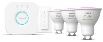 Philips Hue White&Col. Amb. GU10 Dreierp. Starterset inkl DS.