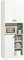 COSTWAY Buffet Cuisine, Meuble Cuisine Rangement 166 cm, 3 Placard, Double Porte, 5 Etagères, Kits Anti-Basculement, Vaisselier Colonne Cuisine, Armoire de Cuisine, Blanc