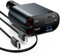 Retractable Car Charger 120W, 4 in 1 Fast Charging Car Phone Charge Adapter with USB C Portable Cable and 2 USB Ports for iPhone 16 15 14 13 12 11 Plus/Pro Max/Samsung/Xiaomi/Google/Laptop/Tablet etc