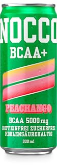 15 Dosen NOCCO BCAA Drink | Peachango | Buxtrade | 330 ml | 105 mg Koffein