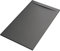 OLIMPO DOCCE - Piatto doccia in marmoresina Grigio Scuro effetto pietra cemento VINCENT - 80x110