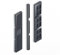 DOJA BARCELONA | Cuñas Acristalamiento 5mm | Cuñas para Cristales Negro | PACK 300 | Cuñas Plastico para Espaciar Objetos | Calzos para Cristales, Calzo de Plastico, Cuñas de Plastico para Vidrio