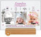 PR Print Royal Acrylbild mit Foto zur Geburt - mit Geburtsdaten personalisierbar - Hochwertiger Fotoaufsteller aus Acrylglas und Echtholzsockel | Personalisiertes Geschenk zur Geburt für Mädchen