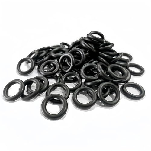 Boxonly Nitrilkautschuk-O-Ringe, 13 mm Außendurchmesser, 6 mm Innendurchmesser, 3,5 mm Breite, metrische Dichtungsscheibe, runde O-Ring-Dichtung, O-Ringe, Dichtungstüllen, 50 Stück