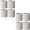 Preiswert&Gut 8x Camping Toilettenpapier – 2-lagiges, selbst auflösendes Klopapier für Campingtoiletten – 250 Blatt pro Rolle – Perfekt für Wohnmobil, Wohnwagen & Camper Toilette