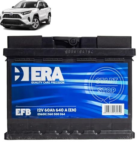 Batteria 60Ah EFB per Toyota Rav 4 V 2.0 benzina 2018+