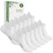 Chaussettes Basses en Bambou Femmes Socquettes 39-42/35-38, Chaussettes de Course Sport Running Dames Respirantes en Coton, 6 Paires