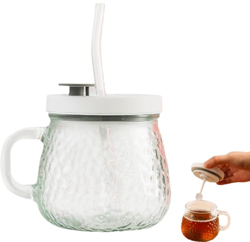 Besreey Taza autoagitadora,Taza mezcladora eléctrica | Taza de vidrio transparente con agitación automática, taza mezcladora de alta velocidad,Vaso mezclador eléctrico recargable por USB de 350 ml con