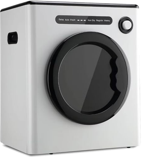 Secadora De Ropa Compacta con Ventilación, Secadora De Ropa Portátil, Capacidad De Carga De 4 Kg, Mini Secadora para Apartamento, Hogar, Dormitorio