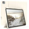 EAZY CASE - Schutzhülle mit Stifthalter für iPad Air 13 M3 (2025) Case 13 Zoll Hülle mit Stifthalterung Tablet Cover Touchpen Smartcase aufstellbar Klappcase Auto Sleep Wake Up Etui Weiß