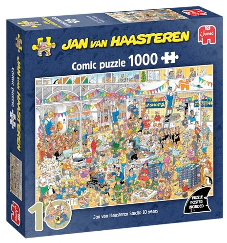 Jan Van Haasteren - Studio 10 Jahre - 1000 Teile -Puzzle für Erwachsene