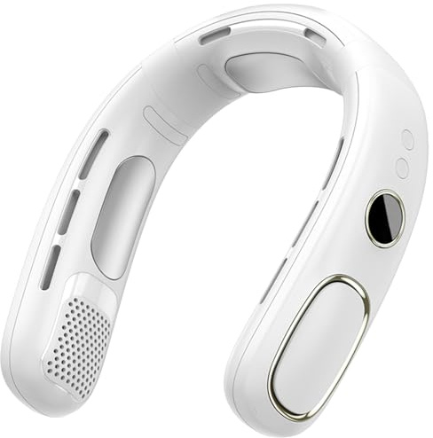 Guaber Ventola per Collo Senza Lama Indossabile Portatile A per Collo Appeso alla in Miniatura con Dispositivo Raffreddamento Ricaricabile USB Gadget Raffreddamento Estivo