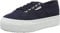 SUPERGA 2790 Acotw Linea Up And Down, Scarpe da Ginnastica Basse Donna, Navy Fwhite, 41 EU