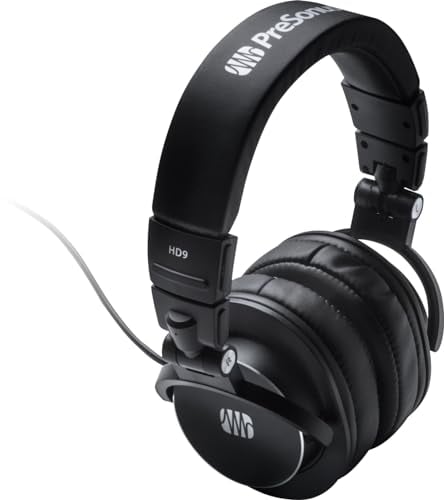PreSonus HD9 Monitor Cuffie, Chiuso, nero