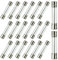 BOJACK T5A250V 6x30 mm 5 A 250 V Fusibles de fundición lenta 5 amp 250 Volt 0.24 x 1.18 Pulgadas Fusibles de retardo de tiempo de tubo de vidrio (paquete de 20 piezas)