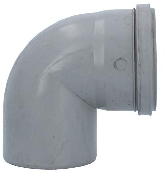 Bogen Kunststoff HT-Rohr Installation Abwasser 110 mm Grau Varianten NEU (110 mm 90°)