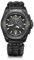 Victorinox Herren Armbanduhr I.N.O.X. Chrono Ø 43 mm, Swiss Made, Analog Quarz, Wasserdicht bis 200 m, Paracord/Kautschuk-Armband, Schwarz