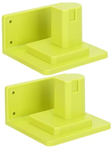 Deror Wall Mount Bracket Set of 2 for Ryobi One+, ABS Material Tool Holder Stand Support Accessory Kit