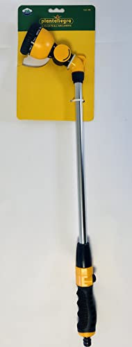 Lanza de aluminio y plástico multifunción para regar, chorro ajustable, 10 funciones